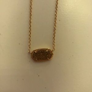 Rose gold Kendra Scott necklace